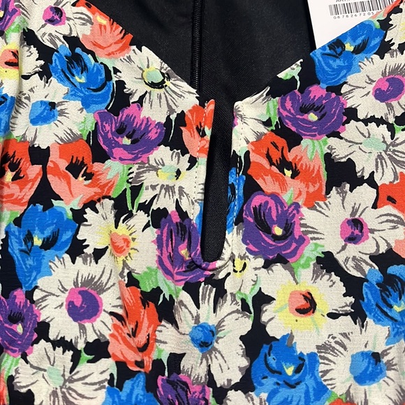 NWT ZARA COLOURFUL FLORAL LONGSLEEVE MINI DRESS - Picture 6 of 7